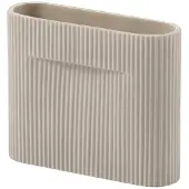 Muuto Vaas Ridge Beige 16,5 cm