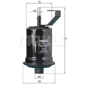 MAHLE ORIGINAL KL 507 Brandstoffilter