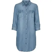 Vero Moda Blousejurk 'VMSilla' blauw denim