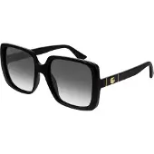 Gucci Vierkante Dames Zwart Grijs Verloop GG0632S