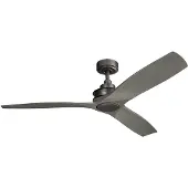 Elstead Lighting Plafondventilator Ried | 142cm | Indoor | Ijzer