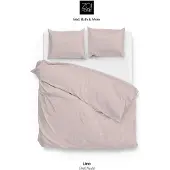 Zo! Home Dekbedovertrek Lino Shell Nude Katoen-200 x 200 / 220 cm | 2-Persoons