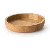 Continenta | Serveerschaal Eikenhout hout bruin 20x20x4.3 cm kommen & schalen | NADUVI