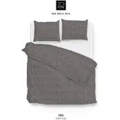 Zo! Home Zo!Home Lino Dark Grey - 100% Katoen 260 x 200/220 cm