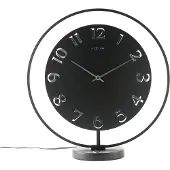 Nextime klok 5188zw ting, 41x40 cm, black