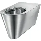 Delabie HangWC 700 S toevoer horizontaal RVS 304 mat