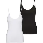 Vero moda Top 'MAXI' zwart / wit