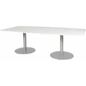 Schaffenburg Vergadertafel - Linesto 240x120 tonv. wit - alu frame