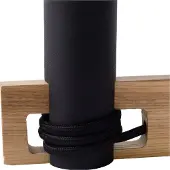 Lucide TANNER - Tafellamp - 1xE27 - Licht hout