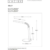 Lucide Tafellamp Led Gilly Wit 3w