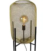 Lucide Vloerlamp Mesh - Mat Goud/messing - Ø35cm - E27 Fitting