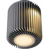 Lucide TURBIN - Tafellamp - Ø 10,6 cm - LED - 1x5W 3000K - Grijs