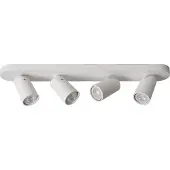 Lucide XYRUS - Plafondspot (Plafondlamp) - LED Dim to warm - GU10 - 4x5W 2200K/3000K - Wit