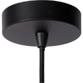 Lucide Hanglamp Lester, dimbaar, zwart, Woon-/ Eetkamer, metaal, Modern, hanglamp