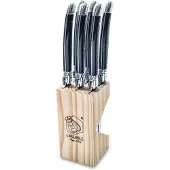 Laguiole Steakmessen Zwart 'Premium Line'