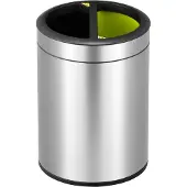 EKO Prullenbak EKO Recycle Open Top 10L Zilver