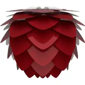 UMAGE Aluvia lamp ruby red Medium Ø59 cm