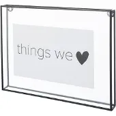 Vtwonen - Fotolijst - Metaal Glas - Zwart - 34 x 25 cm