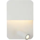 Lucide BOXER - Bedlamp / Wandlamp - LED - 3000K - Met USB oplaadpunt - Wit