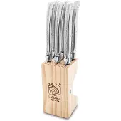 Laguiole STYLE DE VIE PREMIUM LINE 6 STEAKMESSEN RVS