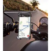 Hoco Fietshouder / Motorhouder voor op de Stuur | Telefoonhouder geschikt voor de Fiets en Motor - Zwart