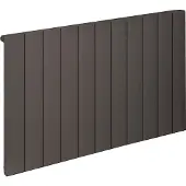 Eastbrook Rosano horizontale aluminium radiator 60x104cm Antraciet 1221 watt
