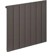 Eastbrook Rosano horizontale aluminium radiator 60x66cm Antraciet 777 watt