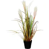Bauhaus Riet gras lichtbruin in plastic pot d10 cm h53 cm Mica Decorations