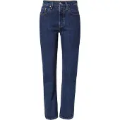 Levi's Jeans '501 CROP' donkerblauw