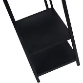 Ptmd collection PTMD Duana Playful black iron open cabinet high (Zwart, 60x195x30cm)