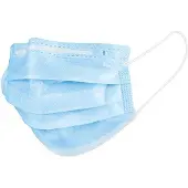 Huismerk Mondmaskers 3-laags - zwart - 50 stuks