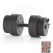Gymstick Active 15kg Vinyl Set Dumbbell Zwart 15 kg