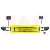 VAN WEZEL 5878590 Ventilatiegrille, bumper