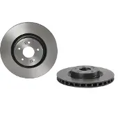 Brembo 10-16 Hyundai Genesis Coupe Front Premium UV Coated OE Equivalent Rotor