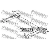 FEBEST TAB-071 Draagarmrubber