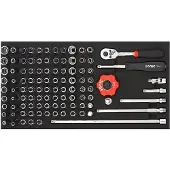 Sonic Bitdopset 1/4", 102-dlg. SFS 1/3