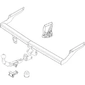 BRINK Afneembare trekhaak voor o.a. PEUGEOT