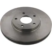 FEBI BILSTEIN Remschijf 26592 voorkant, geventileerd, 1 Stuk