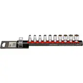 Sonic Doppenset 1/4", 10-dlg. op rail