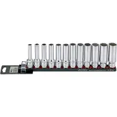 Sonic Doppenset 1/2", 12-kant lang 12-dlg. op rail
