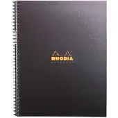 Rhodia Collegeblok Geruit Zwart Geperforeerd 160 Pagina's 80 Vellen
