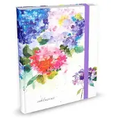 Peter Pauper Press Addressbook Large - Hydrangeas - 16x21 cm