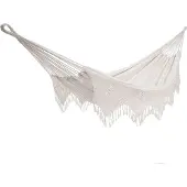 VIVERE Braziliaanse Hangmat Deluxe Dubbel - Naturel