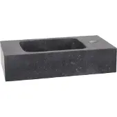 Differnz Bombai fonteinbak 40x22x9cm natuursteen zwart