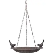 Esschert Design Vogeldrinkschaal Vogelbad hangend - Twee vogels - Vogelbad en Waterbad - - Bruin - FB377