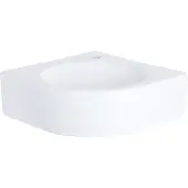 Differnz Cleo hoekfontein keramiek 30x30x10cm wit
