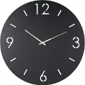 Spinder Design Time Wandklok Ø 60 cm - Zwart