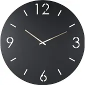 Spinder Design TIME Ø 80 Klok - Zwart