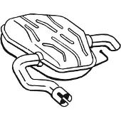 Bosal 235-241 Einddemper