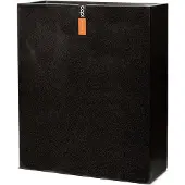 Capi Europe - Bloembak envelop Terrazzo - 88x36x99 - Zwart - Bloempot voor buiten - FIT972